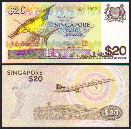 1979 Singapore 20 Dollars L000337